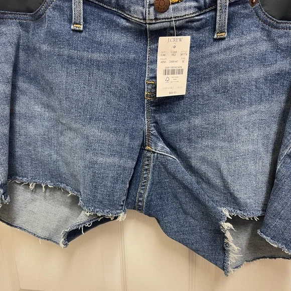 NWT J. Crew Maternity Jean Cut Off Shorts - Picture 5 of 8